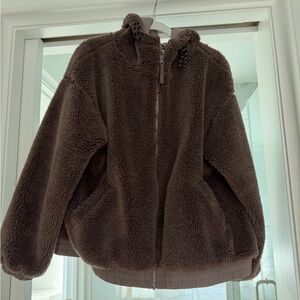 Zella Brown Sherpa Jacket